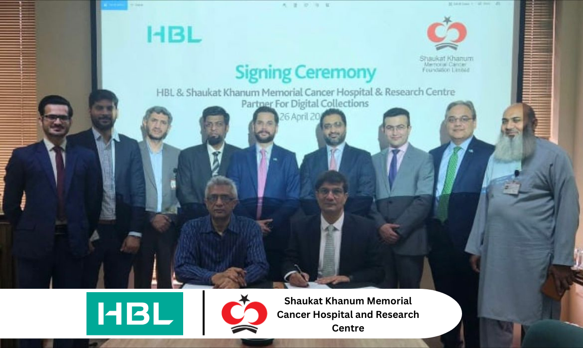 HBL Forges Strategic Alliance with Shaukat Khanum Hospital to Enhance Their Financial Operations