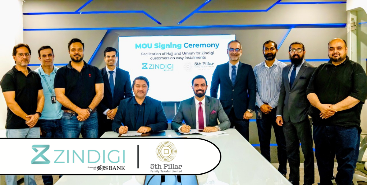 Zindigi by JS Bank &amp; 5th Pillar Family Takaful Signed MoU to Facilitate Customers for Hajj and Umrah on Easy Installments