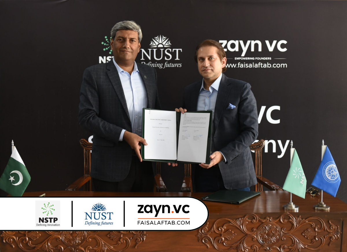 NUST Partners with Zayn Capital VC to Boost Innovation at Pakistan's First National Science &amp; Technology Park (NSTP)