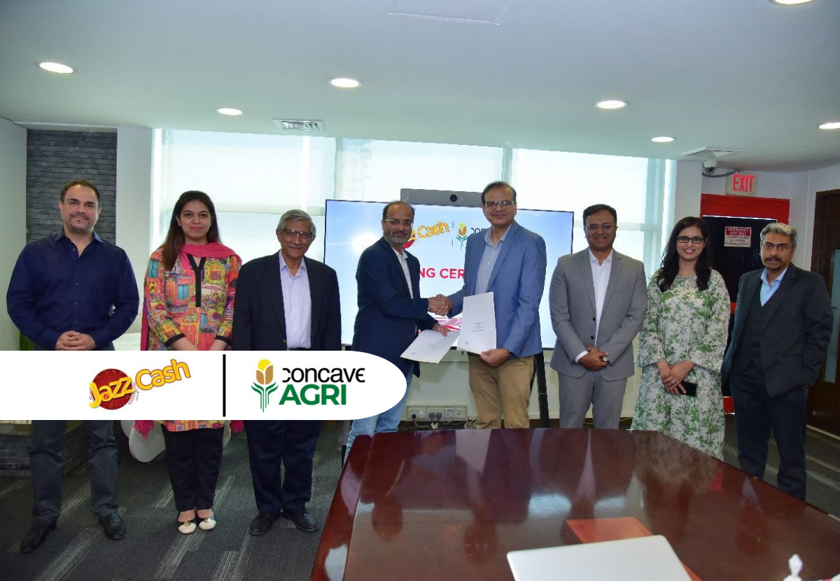 JazzCash and Concave AGRI Partners to Empower Farmers with Financial Services, Crop Insurance, Saving and Trainings