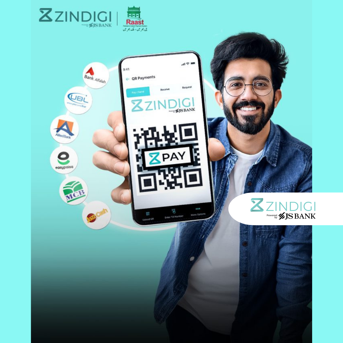 Zindigi, Unveils Pakistan Most Accessible Contactless Payment Solution: "Zindigi Pay"