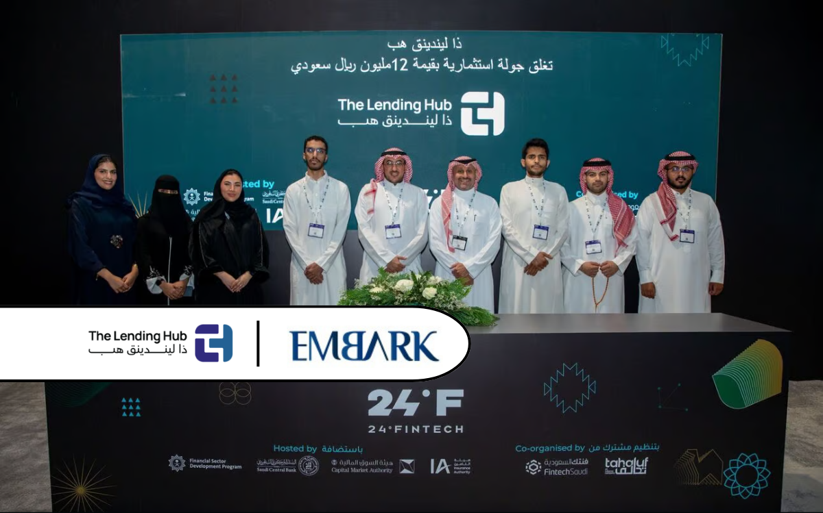 Saudi fintech The Lending Hub Raises USD 3.2M in Latest Investment Round lead by Embark Saudi