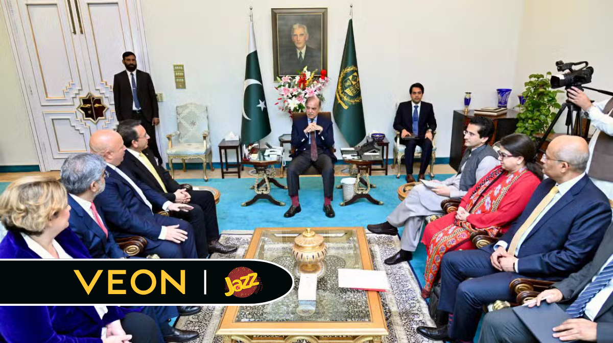 VEON and Jazz Focus on Financial Services, Data Centers, Software, and Cloud for Pakistan’s Digital Transformation in Meeting with PM