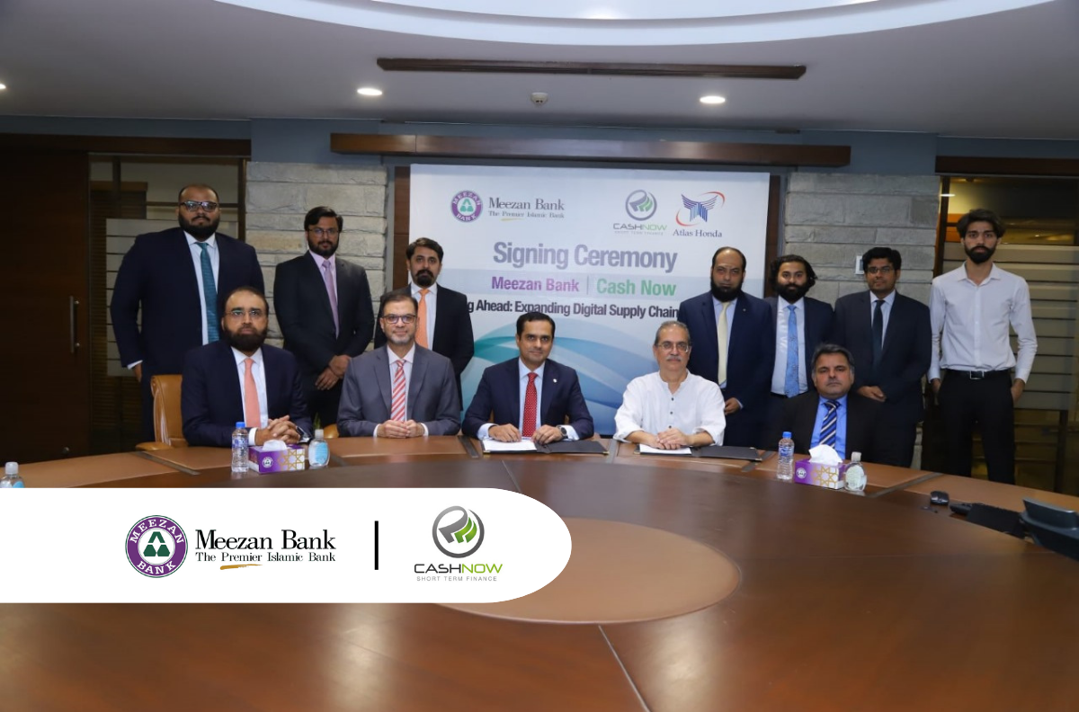 Meezan Bank and CashNow Join Hands to Develop Pakistan's First Digital Islamic Supply Chain Finance Product for Suppliers