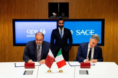 QDB and SACE, the Italian Export Credit Agency, sign a framework agreement for Export Credit Reinsurance