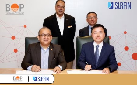 BOP and Surfin Meta Sign MoU to Explore Advanced Digital Banking Solutions in Pakistan