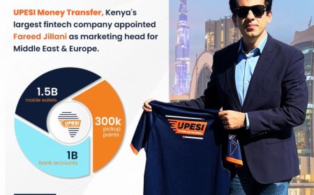 UPESI Africa’s Leading Money Transfer Company Appoints Fareed Jillani as Head of Marketing for Middle East and Europe
