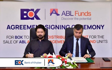 Bank of Khyber Partners with ABL Funds to Distribute Mutual Fund Units through BoK’s Branch Network