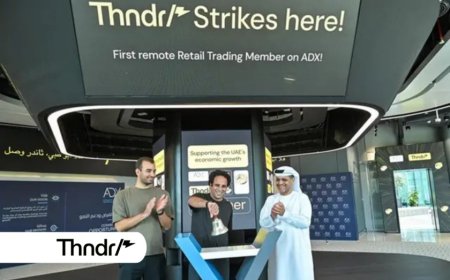 The Abu Dhabi Securities Exchange (ADX) Onboards Thndr as First Remote Retail Trading Member