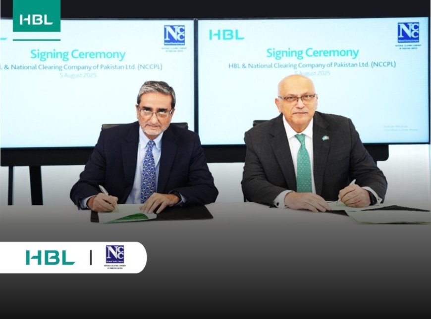 HBL Becomes the First Bank to Partner with NCCPL to Enhance Capital Markets