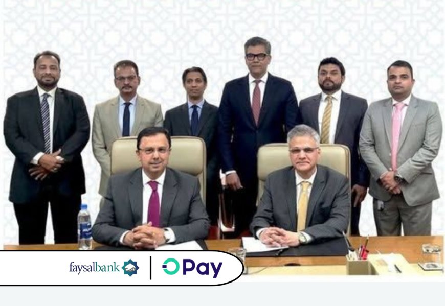 Faysal Bank &amp; OPay Sign-up Multi-million Dollar Agreement for expanding Digital Merchant Acceptance