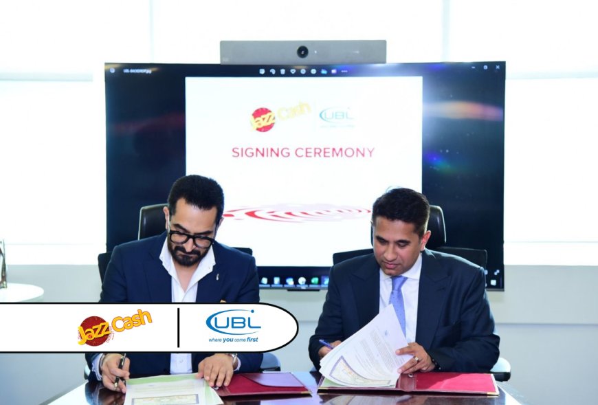 JazzCash and UBL Join Forces to Streamline Retailer Fund Deposits