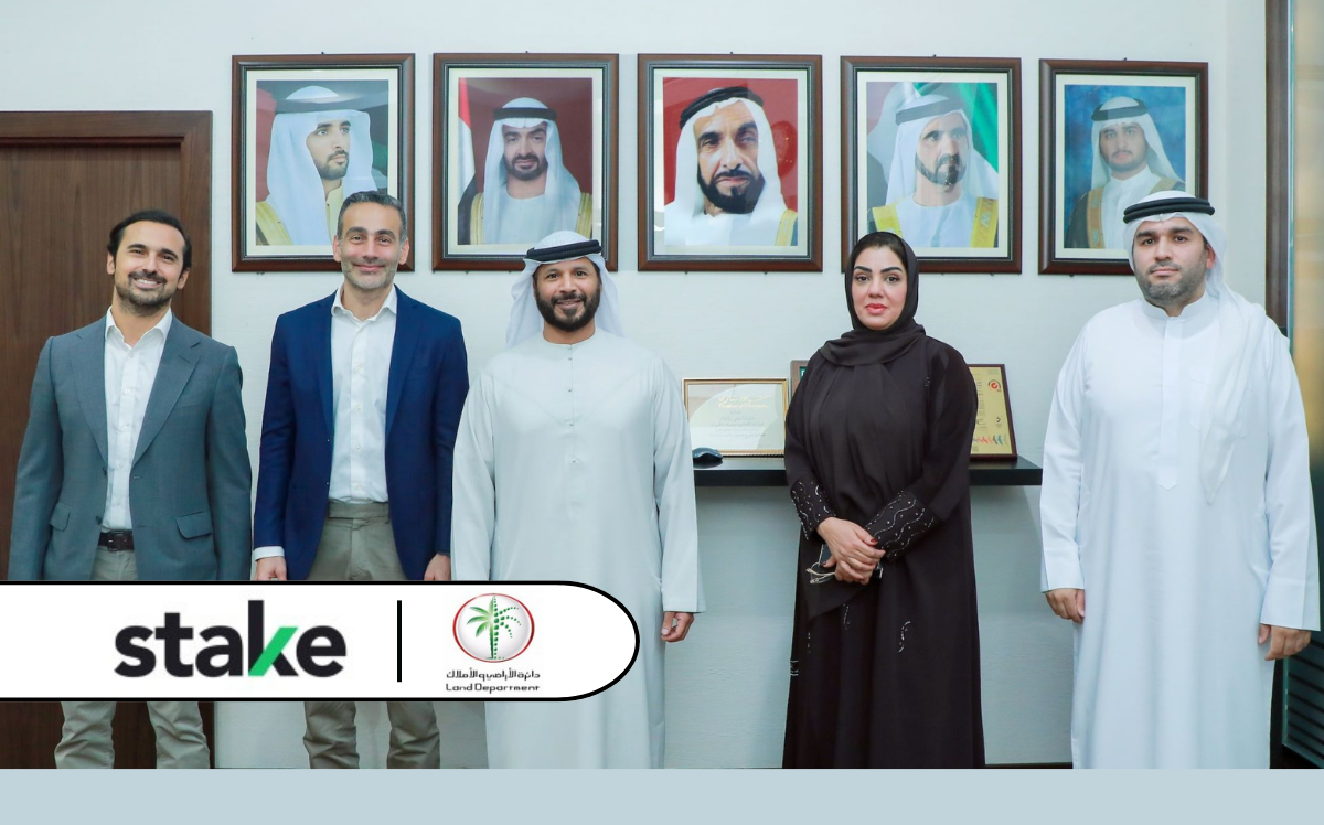 Stake, a Real Estate investment Platform joins Dubai Land Department's Pioneering Initiative 'REES' to Transform Real Estate Investment Landscape