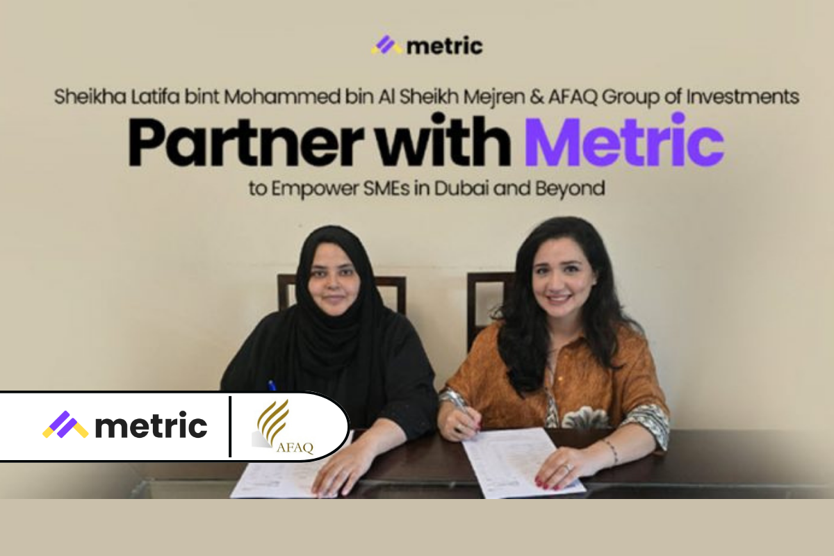 Sheikha Latifa bint Mohammed bin Al Sheikh Mejren & AFAQ Group of Investments Partners with Metric