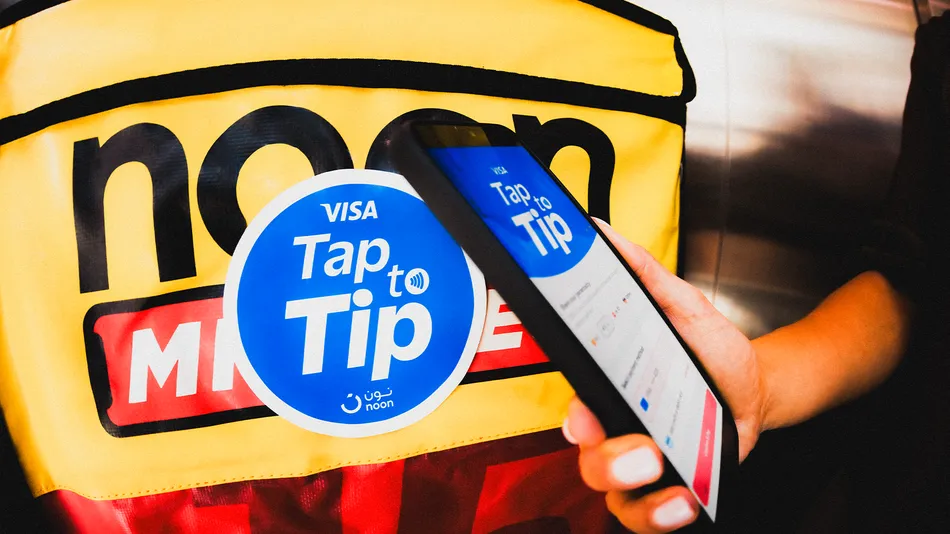 Visa and noon Launch 'Tap to Tip' Initiative to Enable Contactless Tipping for Delivery Riders in UAE