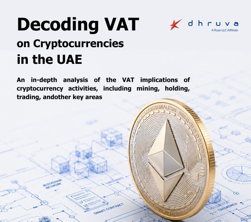 Dhruva Consultants Releases UAE's First-of-its-Kind VAT Publication on Cryptocurrencies