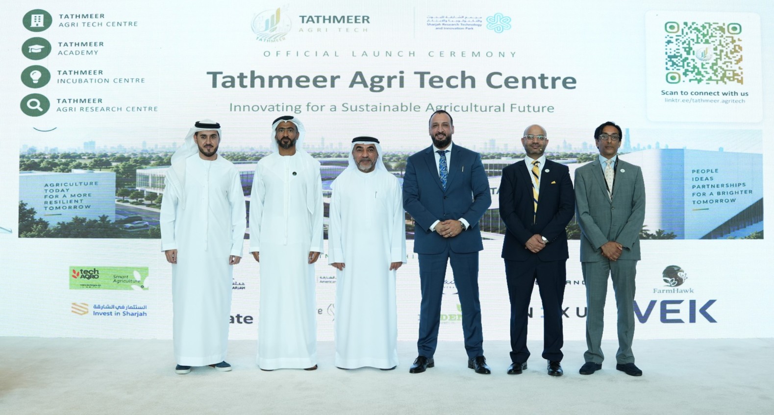 Tathmeer Agri Tech Centre Officially Opens Its Doors at Sharjah Research, Technology and Innovation Park